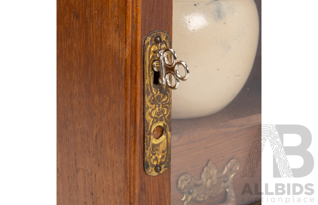 Vintage Timber Tobacco Cabinet