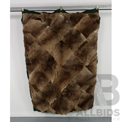 Vintage Kangaroo Patchwork Rug