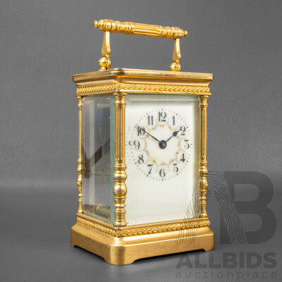 French Brass Carriage Clock