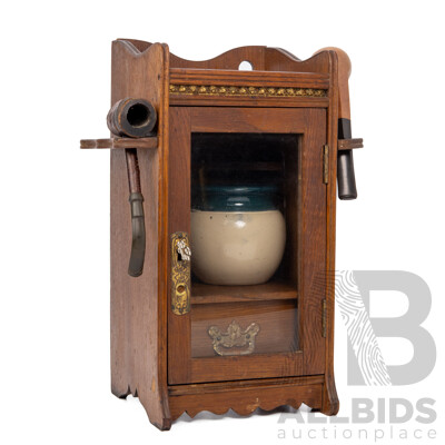 Vintage Timber Tobacco Cabinet