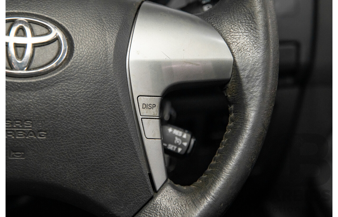 2/2012 Toyota Hilux SR5 (4x4) KUN26R MY12 Dual Cab P/Up Black Mica Turbo Diesel 3.0L