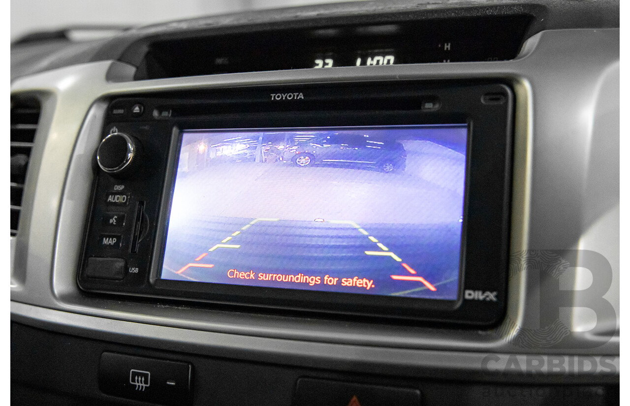 2/2012 Toyota Hilux SR5 (4x4) KUN26R MY12 Dual Cab P/Up Black Mica Turbo Diesel 3.0L