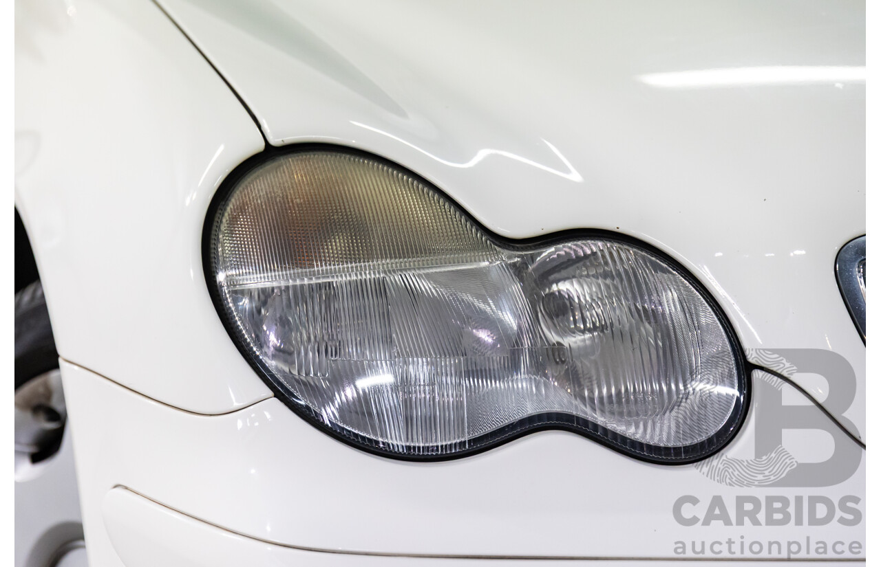 1/2002 Mercedes-Benz C240 Classic W203 4d Sedan Alablaster White V6 2.6L