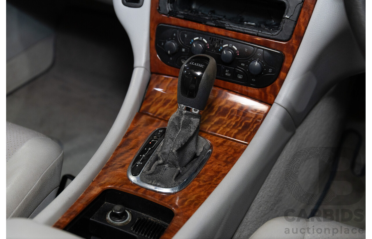 1/2002 Mercedes-Benz C240 Classic W203 4d Sedan Alablaster White V6 2.6L