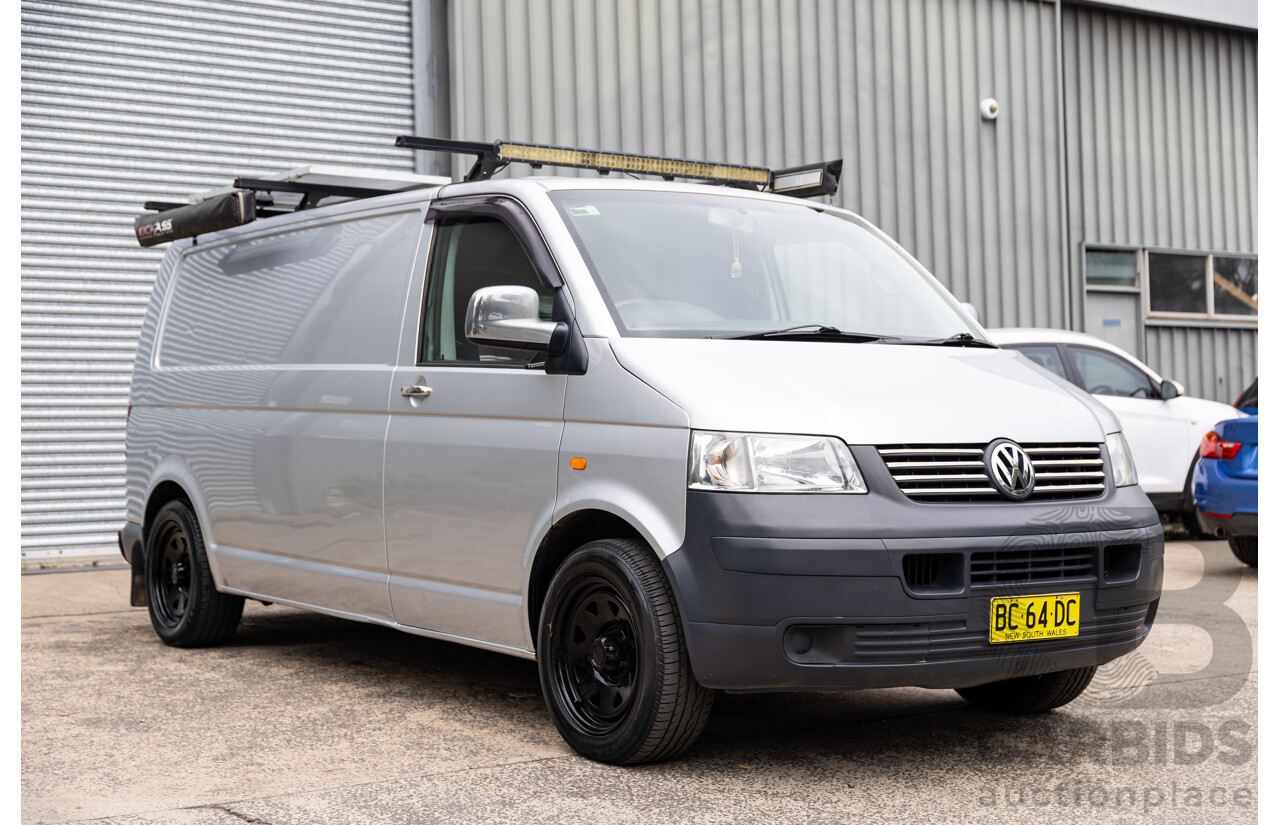 9/2004 Volkswagen Transporter (LWB) T5 Van Reflex Silver Metallic Turbo Diesel 2.5L - Custom Camper