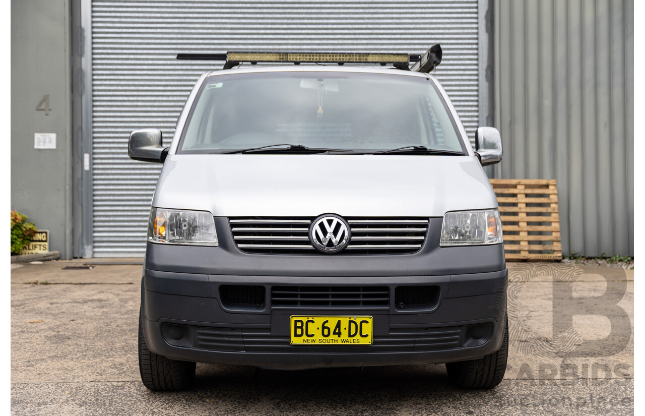 9/2004 Volkswagen Transporter (LWB) T5 Van Reflex Silver Metallic Turbo Diesel 2.5L - Custom Camper