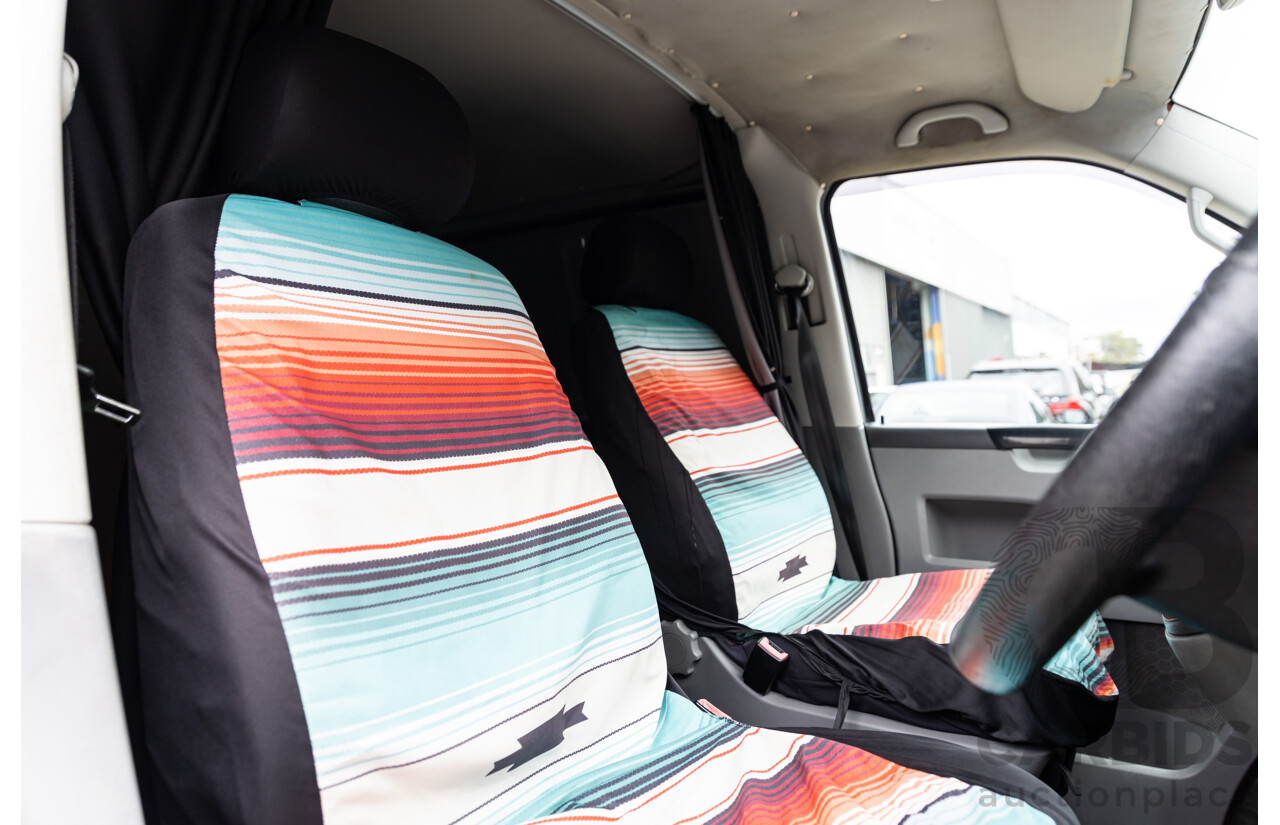 9/2004 Volkswagen Transporter (LWB) T5 Van Reflex Silver Metallic Turbo Diesel 2.5L - Custom Camper