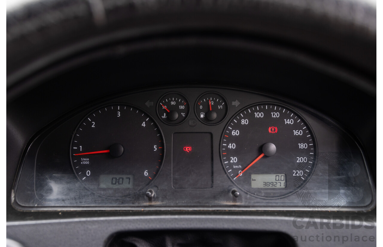 9/2004 Volkswagen Transporter (LWB) T5 Van Reflex Silver Metallic Turbo Diesel 2.5L - Custom Camper