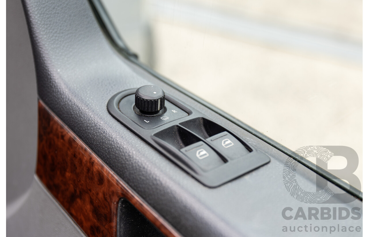 9/2004 Volkswagen Transporter (LWB) T5 Van Reflex Silver Metallic Turbo Diesel 2.5L - Custom Camper