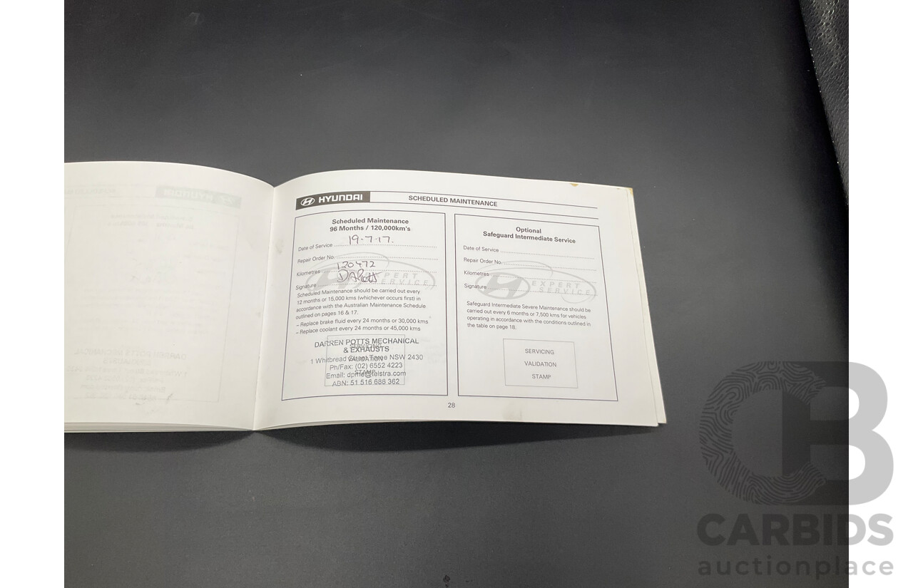 3/2010 Hyundai Santa Fe Elite CRDi (4x4) CM MY10 4d Wagon Vanilla White Turbo Diesel 2.2L - 7 Seater