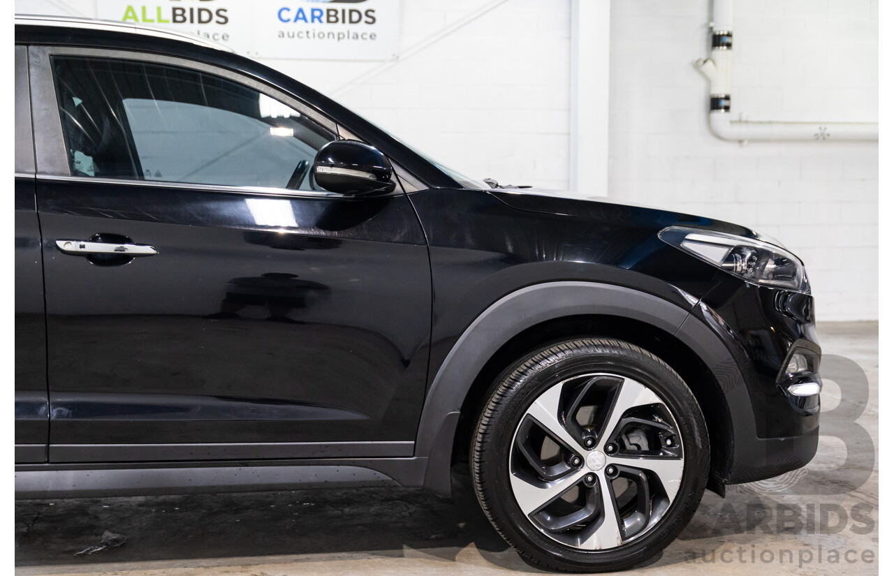 1/2016 Hyundai Tucson Elite (AWD) TLE 4d Wagon Thunder Black Turbo 1.6L