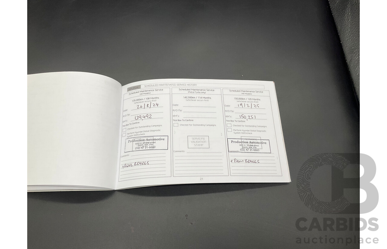 1/2016 Hyundai Tucson Elite (AWD) TLE 4d Wagon Thunder Black Turbo 1.6L