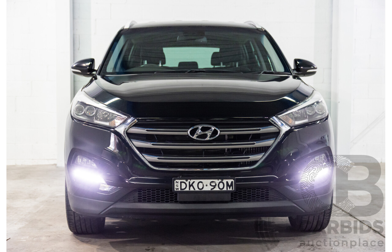 1/2016 Hyundai Tucson Elite (AWD) TLE 4d Wagon Thunder Black Turbo 1.6L
