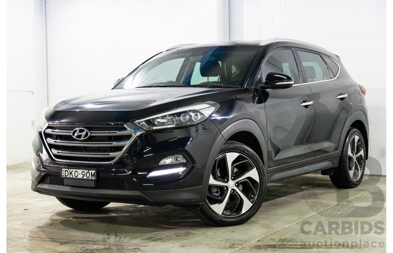 1/2016 Hyundai Tucson Elite (AWD) TLE 4d Wagon Thunder Black Turbo 1.6L