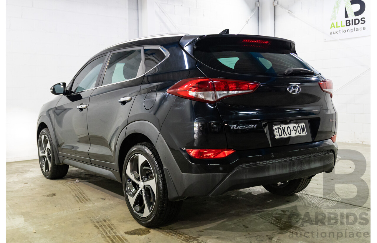 1/2016 Hyundai Tucson Elite (AWD) TLE 4d Wagon Thunder Black Turbo 1.6L