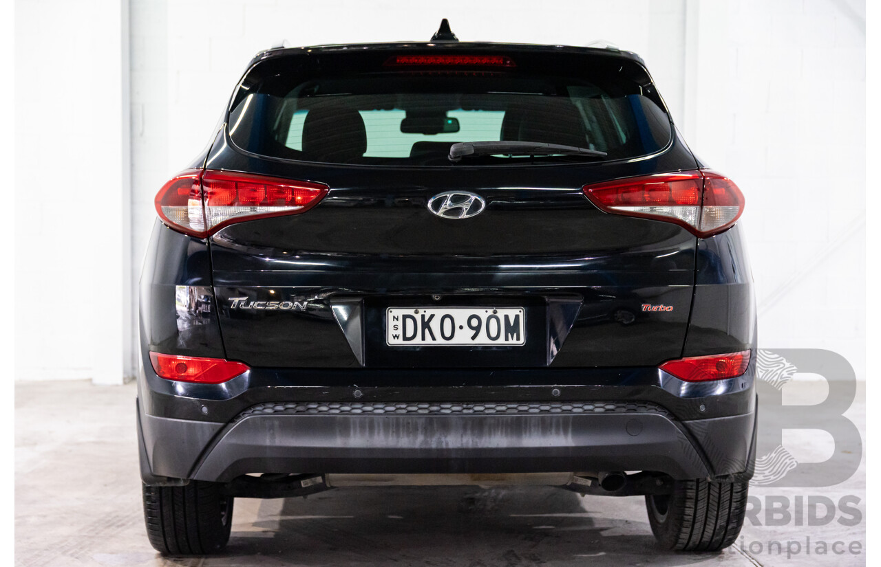 1/2016 Hyundai Tucson Elite (AWD) TLE 4d Wagon Thunder Black Turbo 1.6L