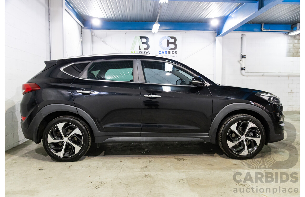 1/2016 Hyundai Tucson Elite (AWD) TLE 4d Wagon Thunder Black Turbo 1.6L