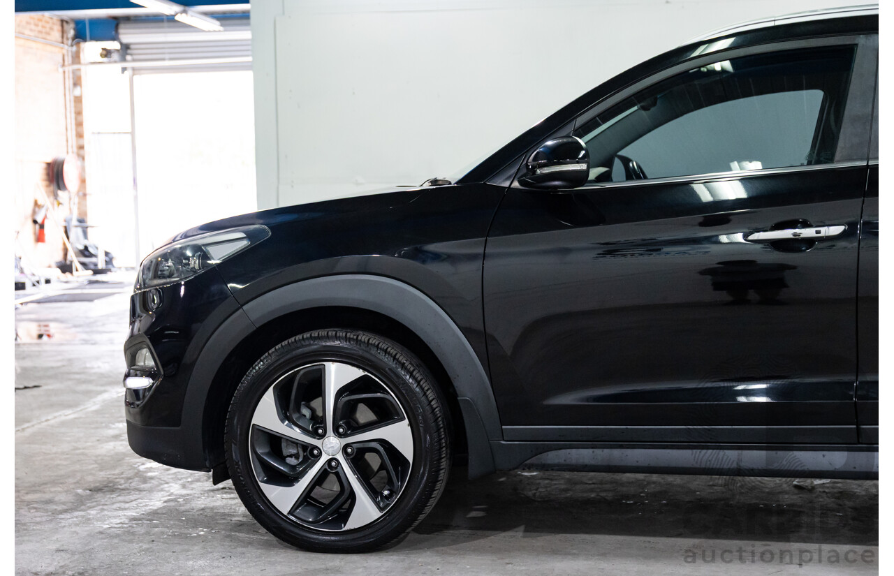 1/2016 Hyundai Tucson Elite (AWD) TLE 4d Wagon Thunder Black Turbo 1.6L