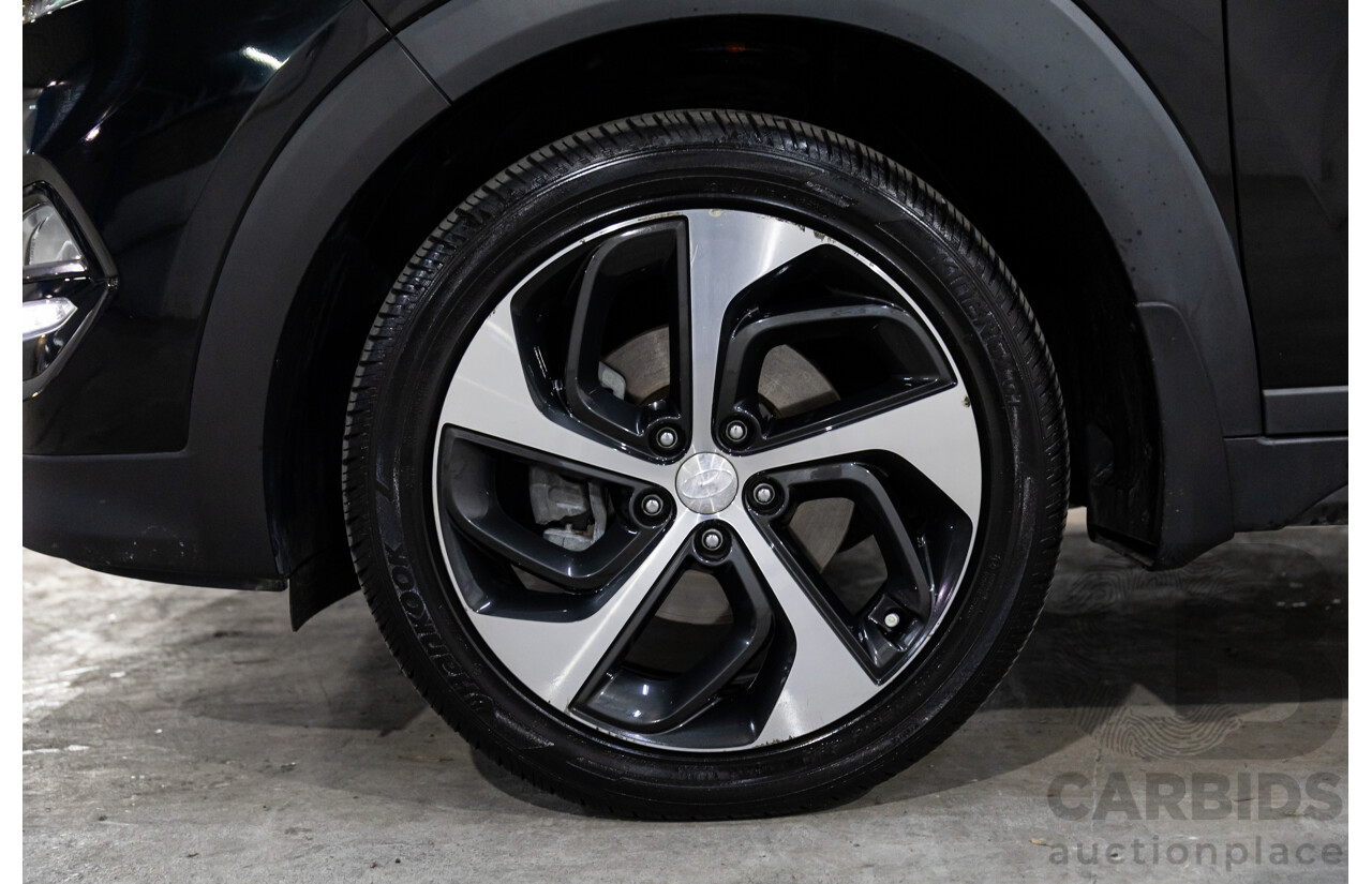 1/2016 Hyundai Tucson Elite (AWD) TLE 4d Wagon Thunder Black Turbo 1.6L