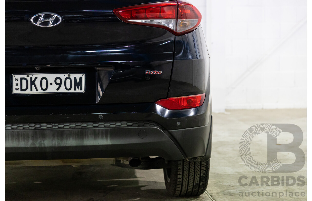 1/2016 Hyundai Tucson Elite (AWD) TLE 4d Wagon Thunder Black Turbo 1.6L