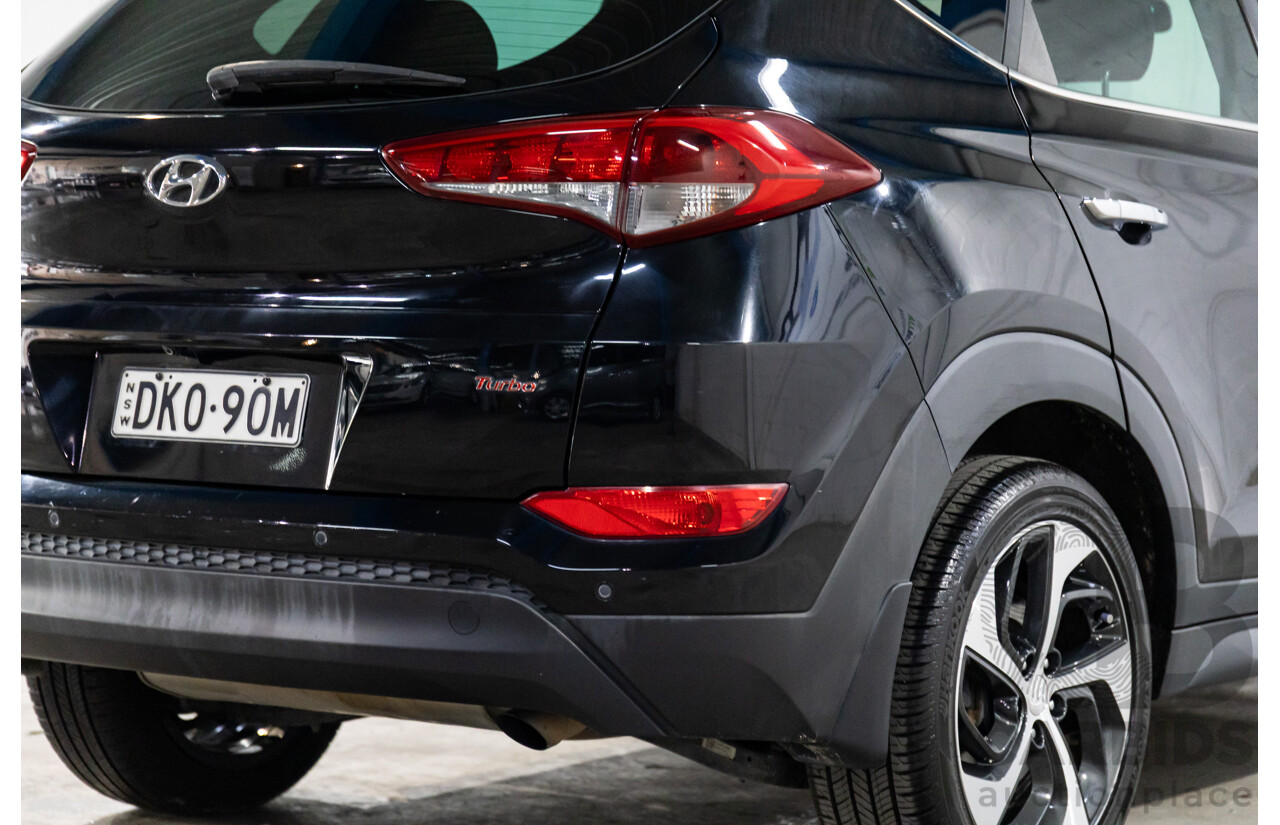 1/2016 Hyundai Tucson Elite (AWD) TLE 4d Wagon Thunder Black Turbo 1.6L