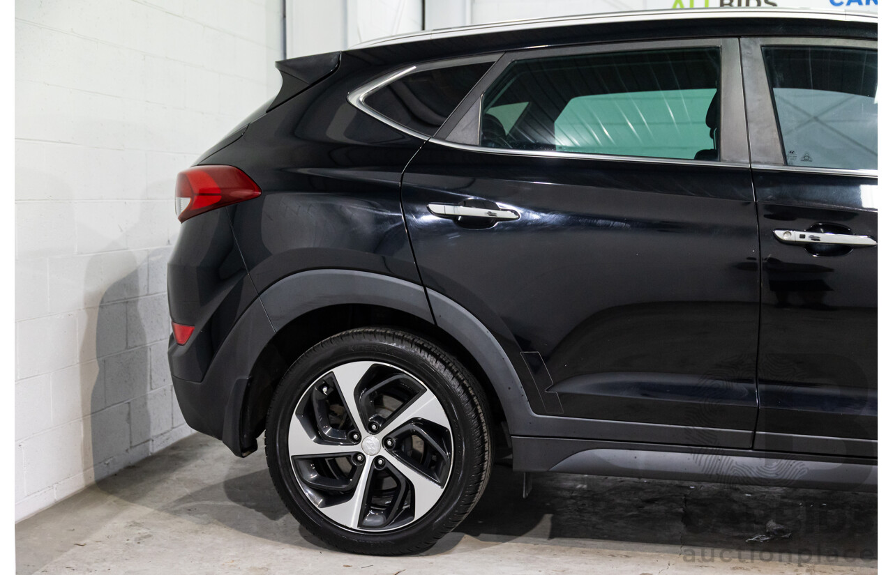 1/2016 Hyundai Tucson Elite (AWD) TLE 4d Wagon Thunder Black Turbo 1.6L