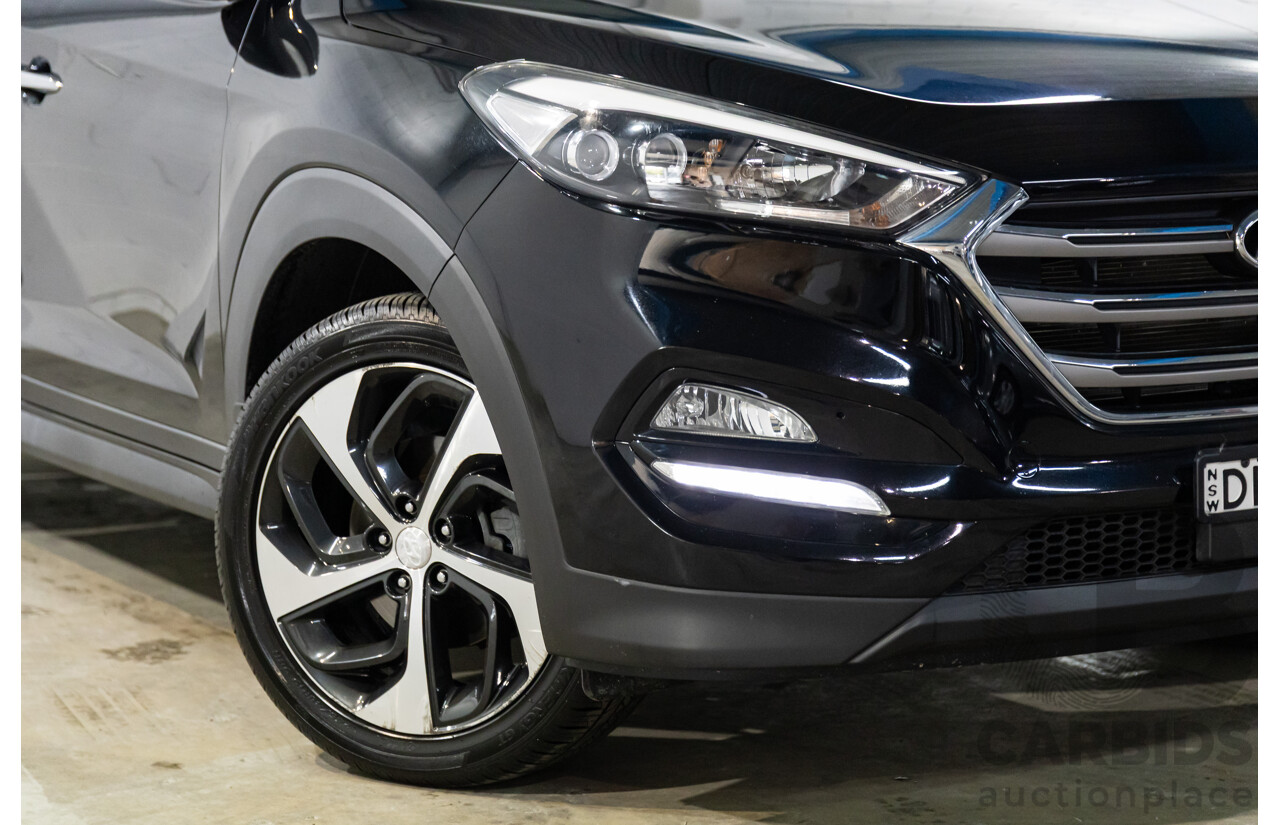 1/2016 Hyundai Tucson Elite (AWD) TLE 4d Wagon Thunder Black Turbo 1.6L