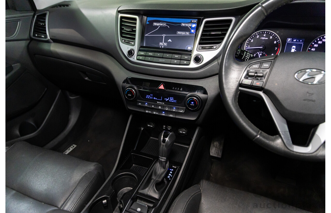 1/2016 Hyundai Tucson Elite (AWD) TLE 4d Wagon Thunder Black Turbo 1.6L