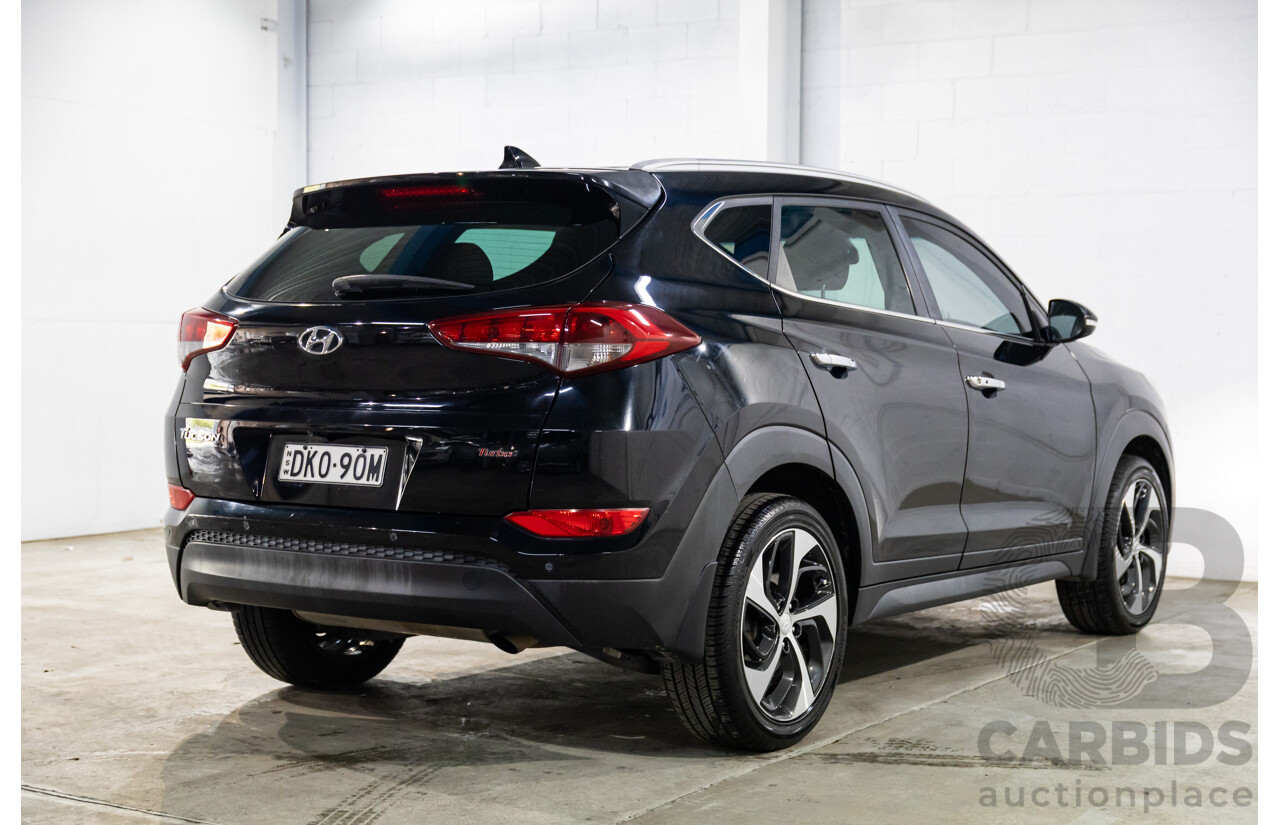 1/2016 Hyundai Tucson Elite (AWD) TLE 4d Wagon Thunder Black Turbo 1.6L