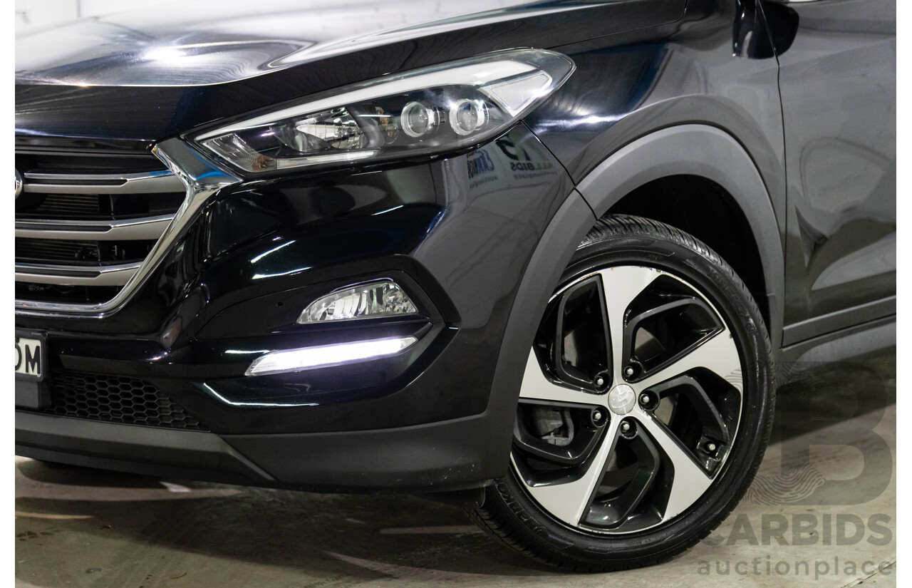 1/2016 Hyundai Tucson Elite (AWD) TLE 4d Wagon Thunder Black Turbo 1.6L