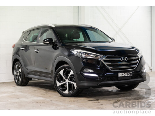 1/2016 Hyundai Tucson Elite (AWD) TLE 4d Wagon Thunder Black Turbo 1.6L