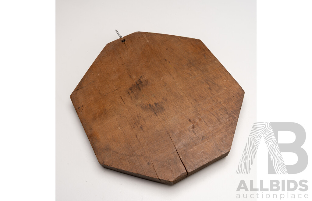 Vintage Wooden Commemorative Allied Leaders Wall Plaque