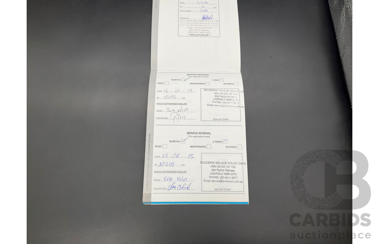 3/2014 Volvo XC60 D4 Luxury DZ MY14 4d Wagon Crystal White Pearl Turbo Diesel 2.0L