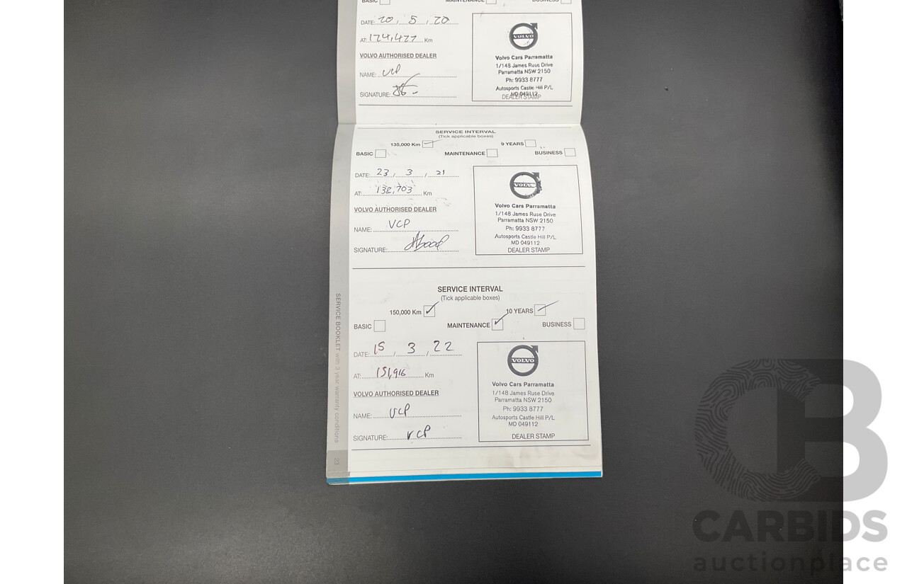 3/2014 Volvo XC60 D4 Luxury DZ MY14 4d Wagon Crystal White Pearl Turbo Diesel 2.0L