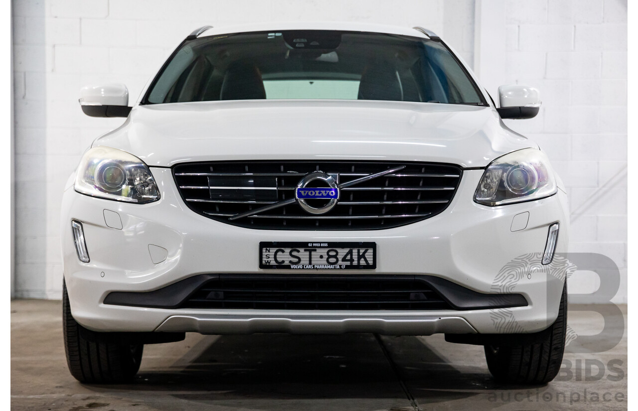 3/2014 Volvo XC60 D4 Luxury DZ MY14 4d Wagon Crystal White Pearl Turbo Diesel 2.0L