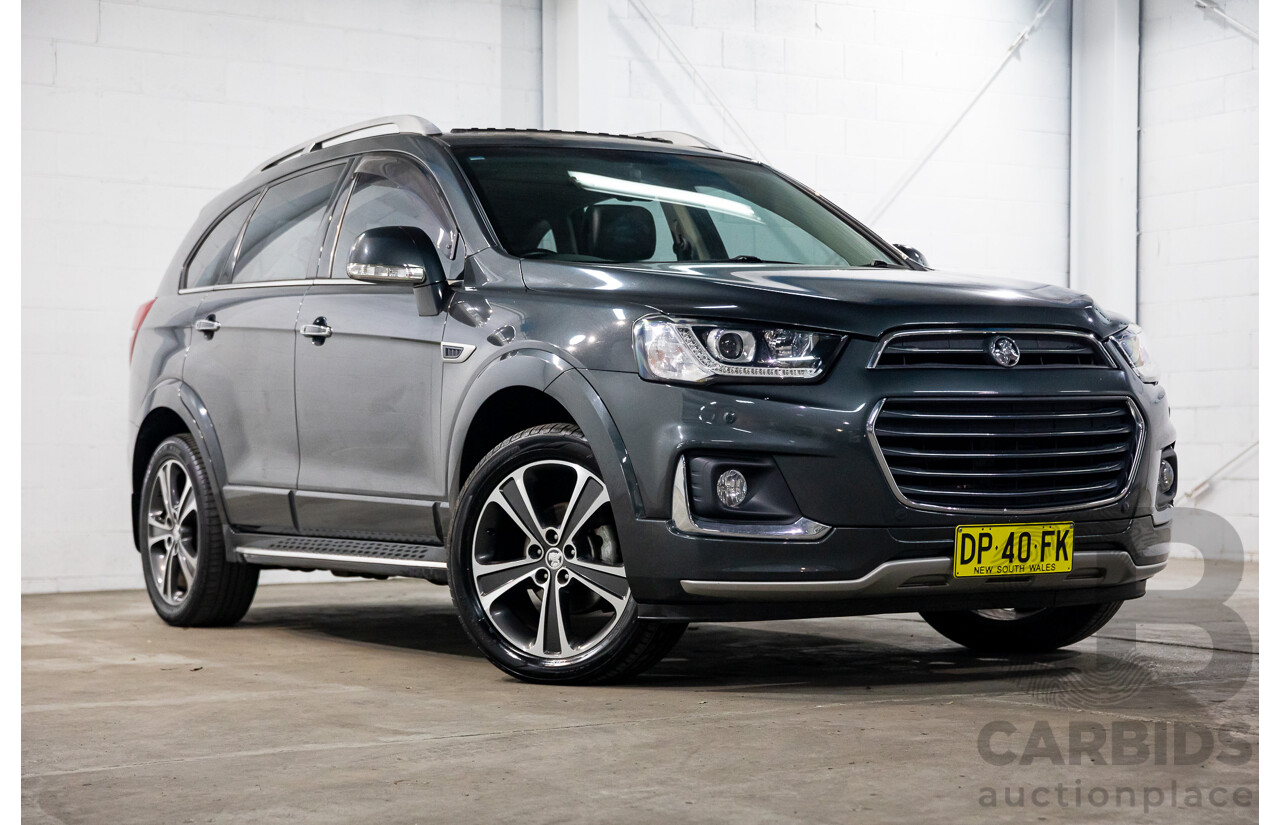 1/2017 Holden Captiva 7 LTZ (AWD) CG MY16 4d Wagon Son Of A Gun Grey Metallic Turbo Diesel 2.2L - 7 Seater