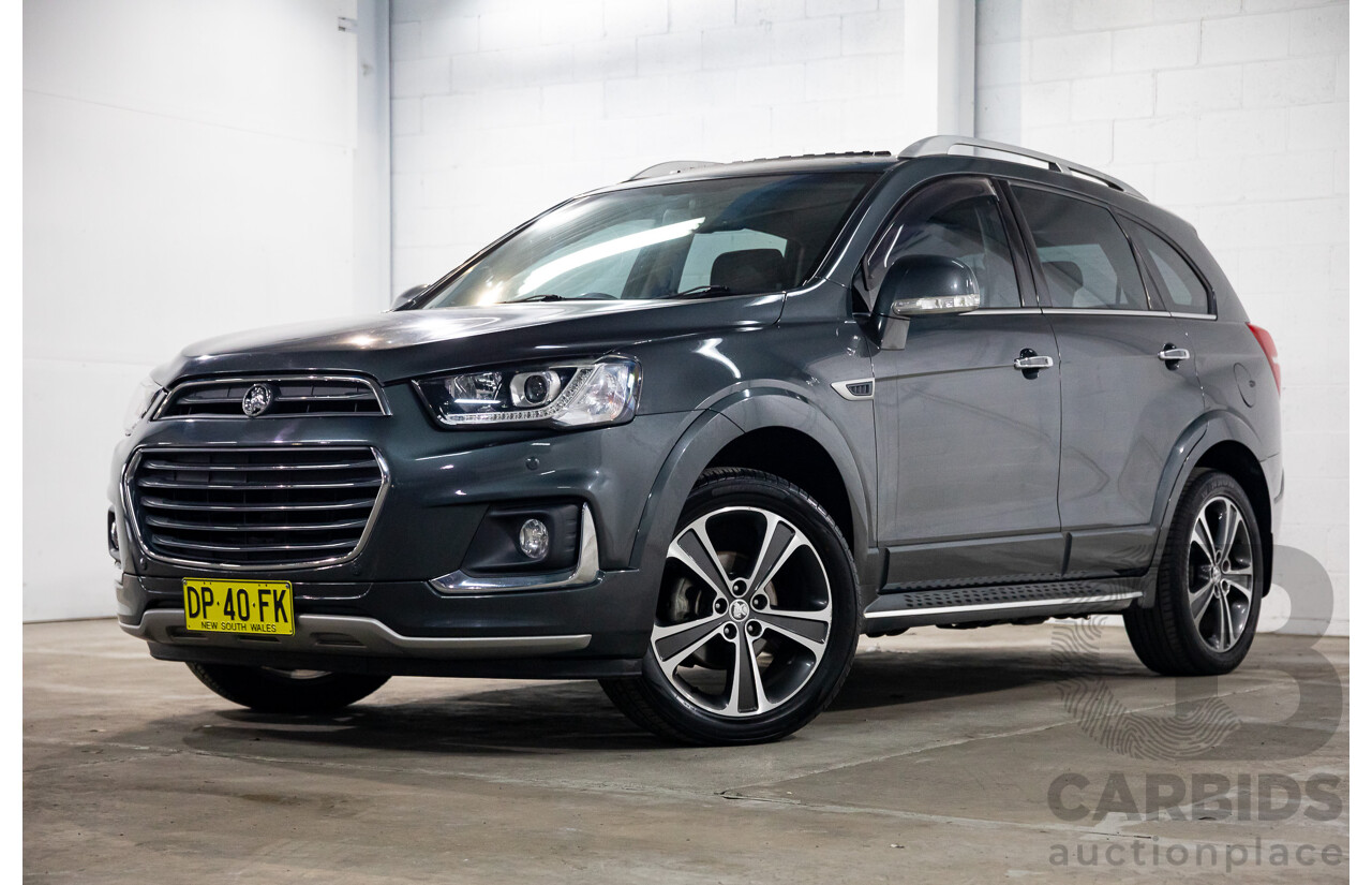 1/2017 Holden Captiva 7 LTZ (AWD) CG MY16 4d Wagon Son Of A Gun Grey Metallic Turbo Diesel 2.2L - 7 Seater