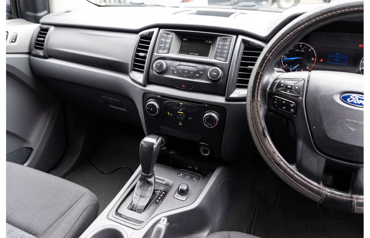 7/2015 Ford Ranger XLS 3.2 (4x4) PX MKII Dual Cab Utility Metropolitan Grey Metallic Turbo Diesel 3.2L