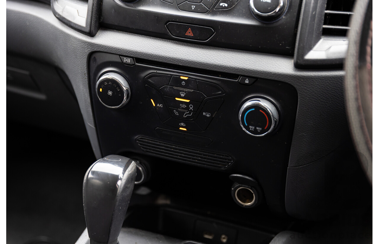 7/2015 Ford Ranger XLS 3.2 (4x4) PX MKII Dual Cab Utility Metropolitan Grey Metallic Turbo Diesel 3.2L