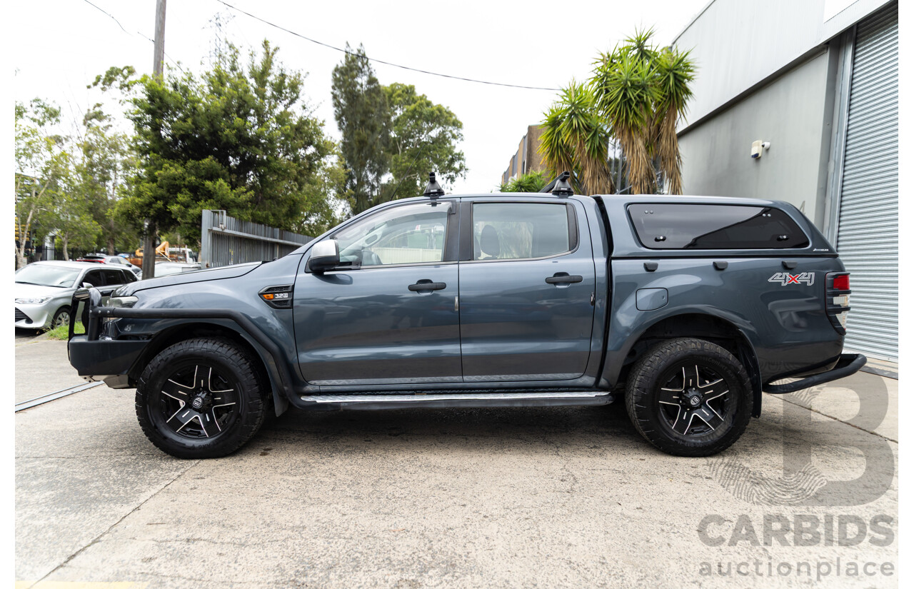 7/2015 Ford Ranger XLS 3.2 (4x4) PX MKII Dual Cab Utility Metropolitan Grey Metallic Turbo Diesel 3.2L