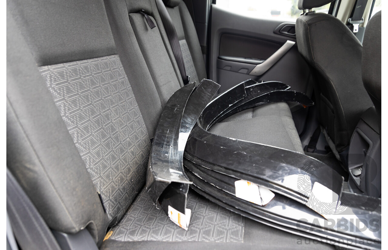 7/2015 Ford Ranger XLS 3.2 (4x4) PX MKII Dual Cab Utility Metropolitan Grey Metallic Turbo Diesel 3.2L