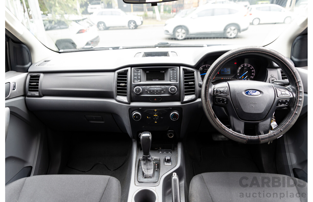 7/2015 Ford Ranger XLS 3.2 (4x4) PX MKII Dual Cab Utility Metropolitan Grey Metallic Turbo Diesel 3.2L