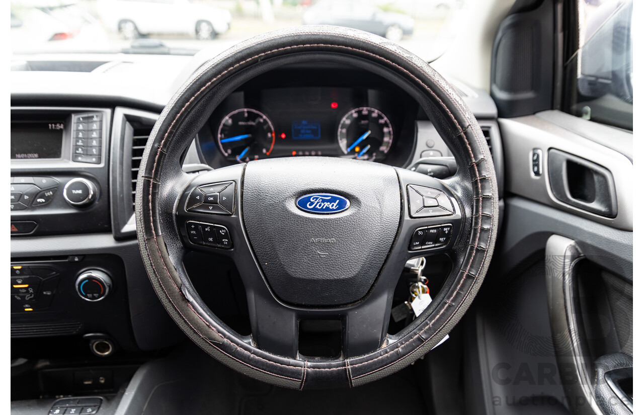 7/2015 Ford Ranger XLS 3.2 (4x4) PX MKII Dual Cab Utility Metropolitan Grey Metallic Turbo Diesel 3.2L