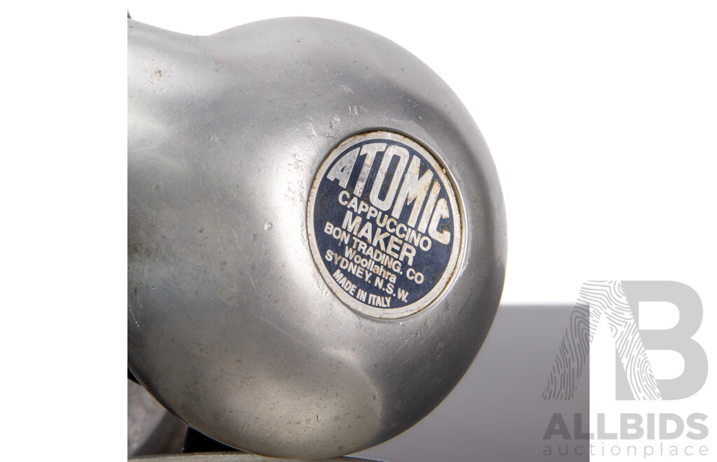 Vintage Pewter Atomic Coffee Maker by Bon Trading