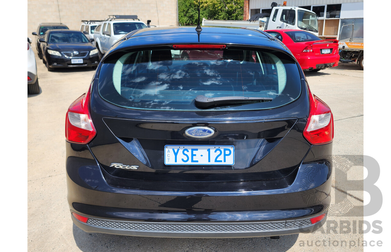 1/2012 Ford Focus Ambiente LW 5d Hatchback Black 1.6L