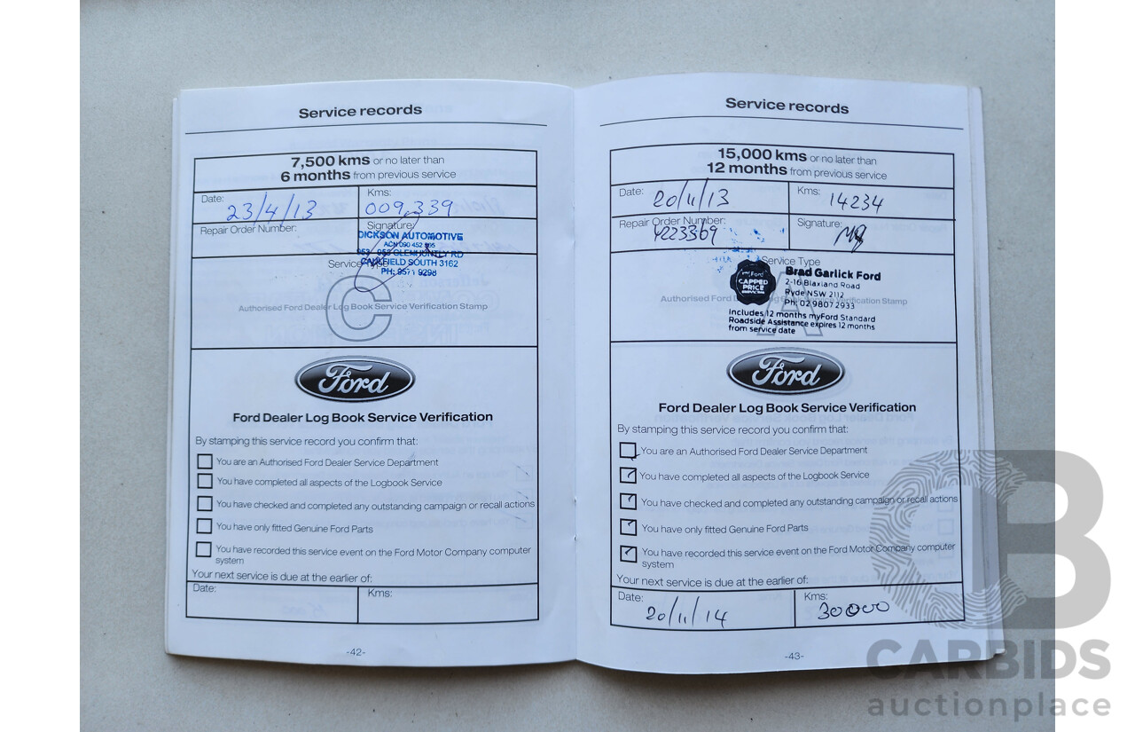 1/2012 Ford Focus Ambiente LW 5d Hatchback Black 1.6L