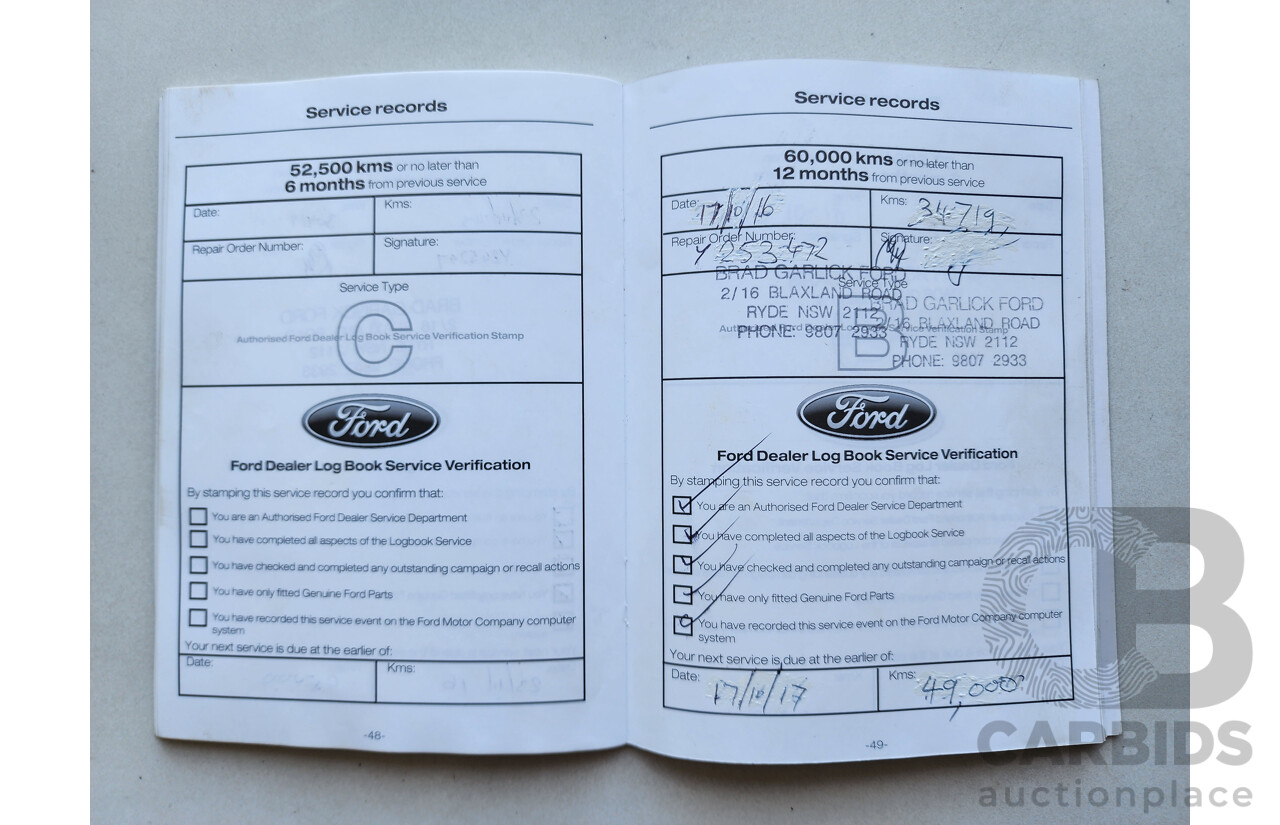 1/2012 Ford Focus Ambiente LW 5d Hatchback Black 1.6L