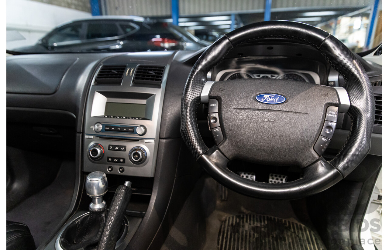 1/2006 Ford Falcon XR8 BF Utility Winter White V8 5.4L