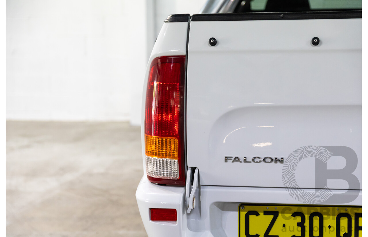 1/2006 Ford Falcon XR8 BF Utility Winter White V8 5.4L