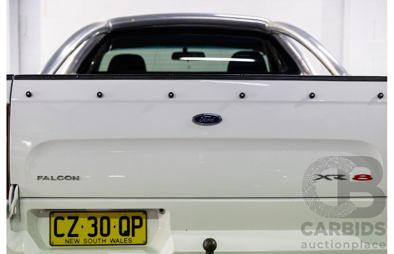 1/2006 Ford Falcon XR8 BF Utility Winter White V8 5.4L